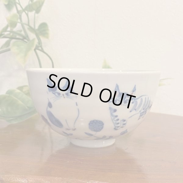 画像2: 九谷焼　茶碗(染付) (2)