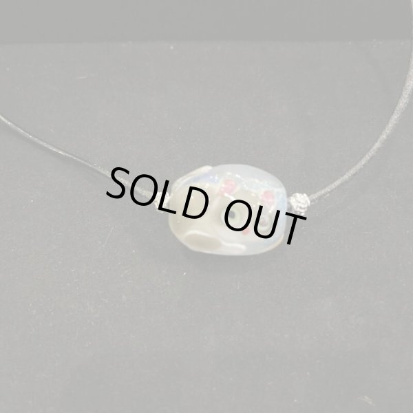 画像2: とんぼ玉ペンダント　玉猫 (2)