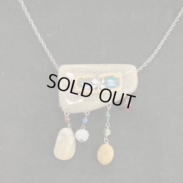 画像2: とんぼ玉ペンダント　ポンペイ壁画風 (2)