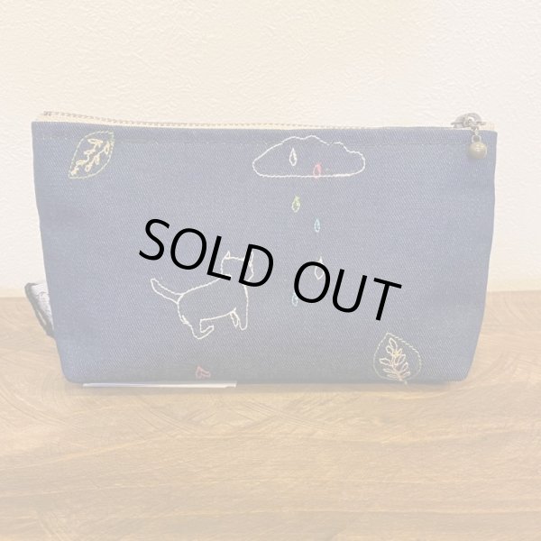 画像2: ミシンアート　ポーチ(S)『踊る』 (2)