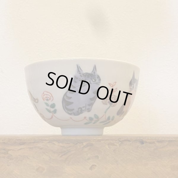 画像2: 九谷焼　茶碗(色絵) (2)