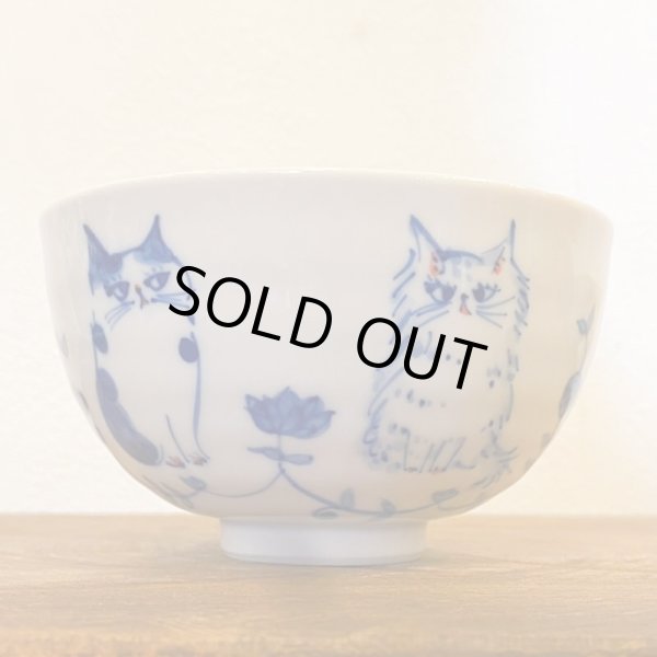 画像2: 九谷焼　茶碗(染付) (2)