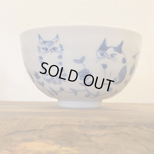 画像2: 九谷焼　茶碗(染付) (2)