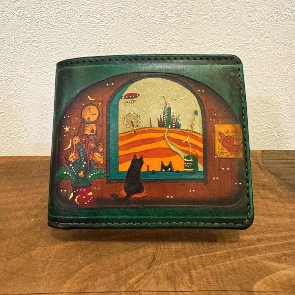 画像1: 二つ折財布 (1)