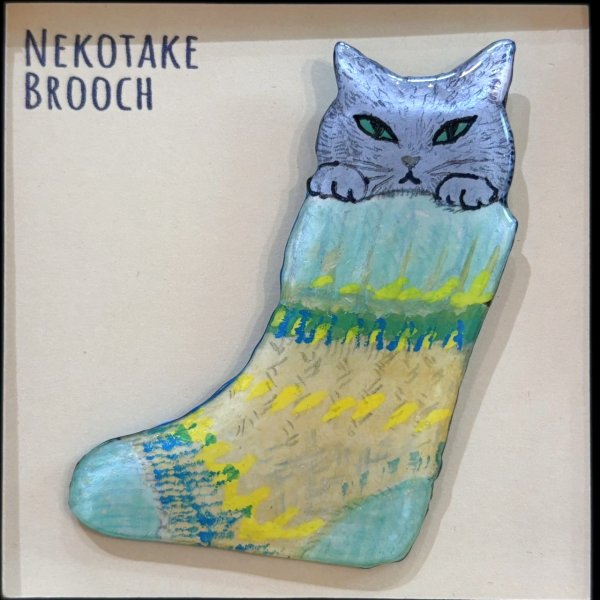 画像2: 手書きブローチ (2)