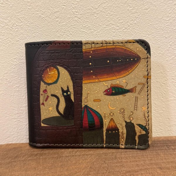 画像1: 二つ折財布 (1)